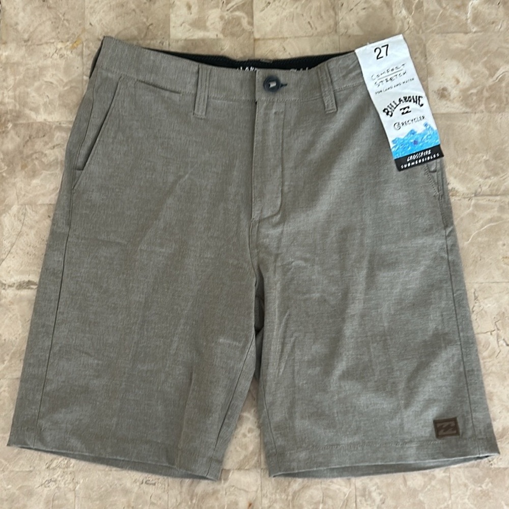 NWT Billabong Crossfire Hybrid From‎ land to water  Shorts Tan Men’s Size 27